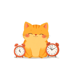Cat Age Calculator — cartoon cat illustration